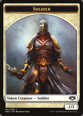 Soldier Token [Mythic Edition Tokens] | Fandemonia Ltd