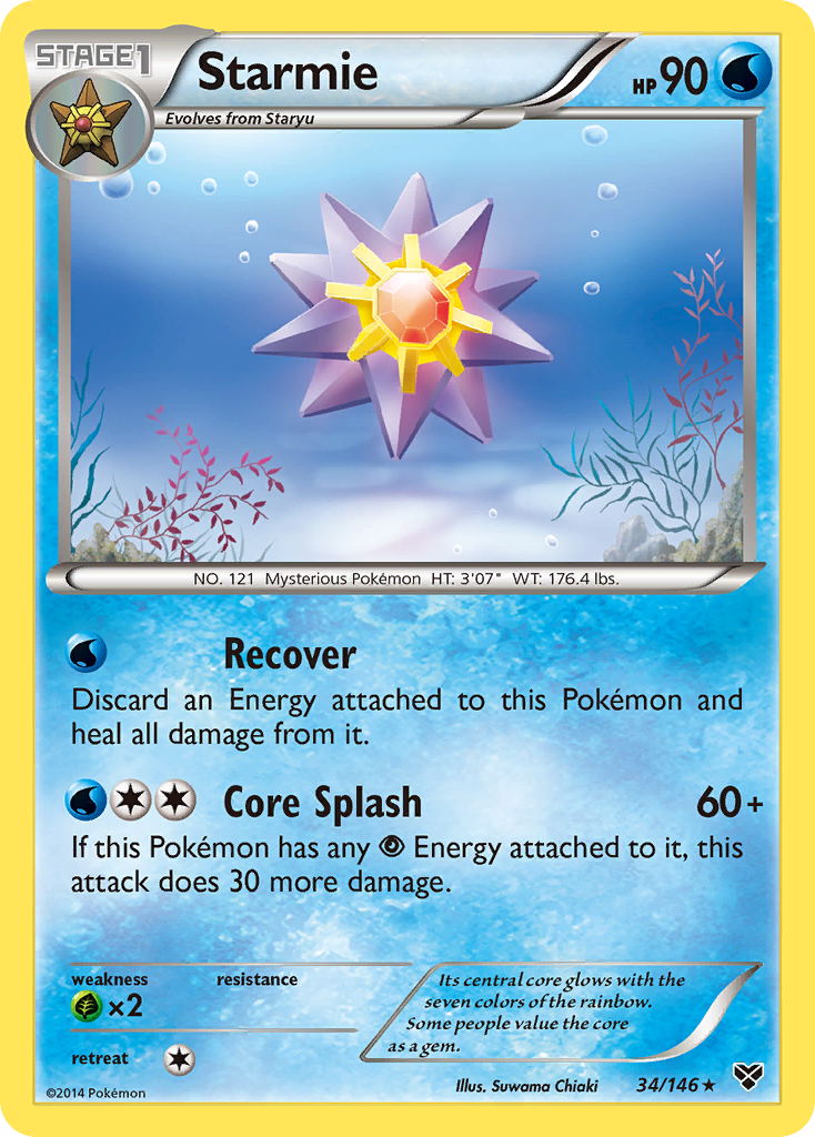 Starmie (34/146) [XY: Base Set] | Fandemonia Ltd