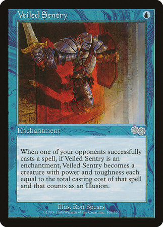 Veiled Sentry [Urza's Saga] | Fandemonia Ltd