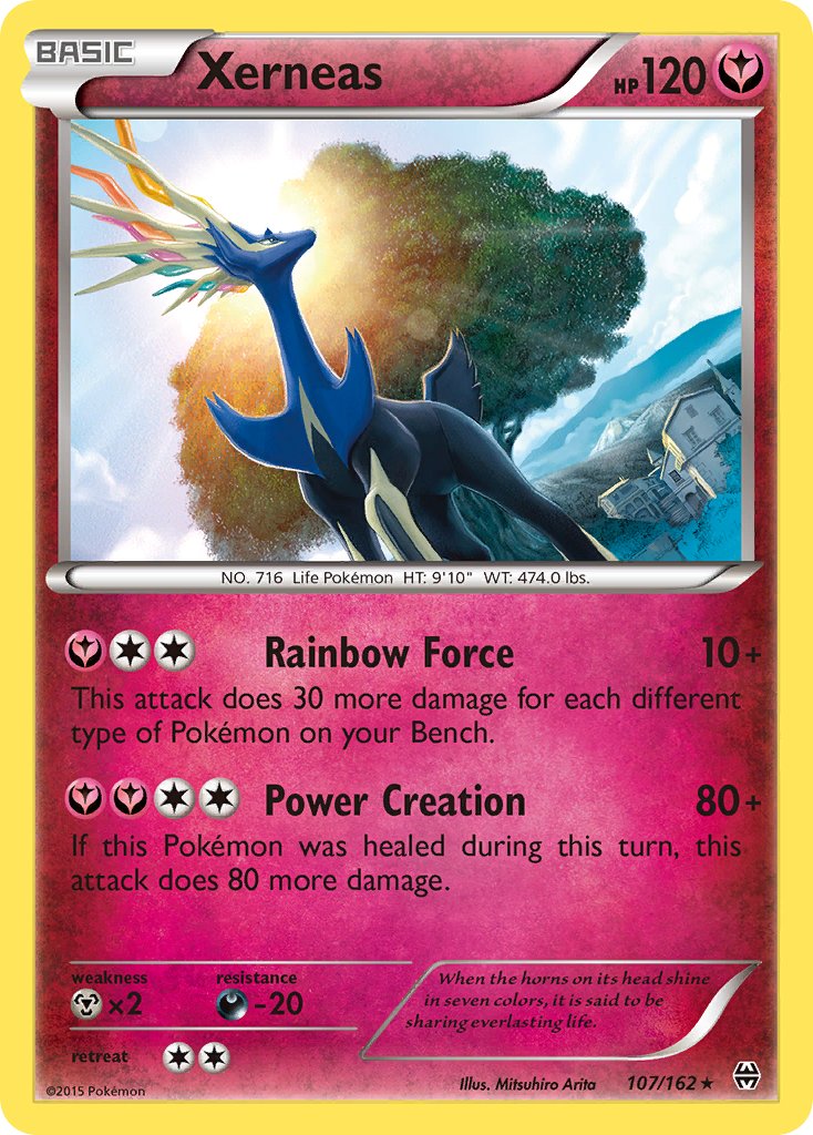 Xerneas (107/162) (Cosmos Holo) (Blister Exclusive) [XY: BREAKthrough] | Fandemonia Ltd