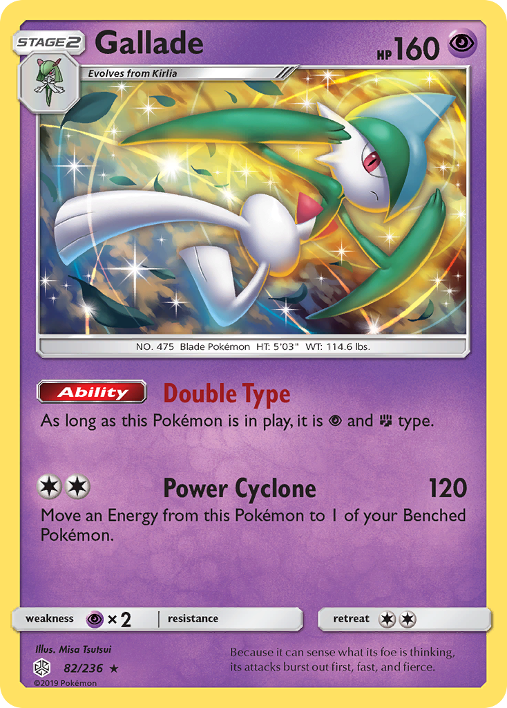 Gallade (82/236) [Sun & Moon: Cosmic Eclipse] | Fandemonia Ltd