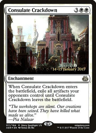 Consulate Crackdown [Aether Revolt Promos] | Fandemonia Ltd