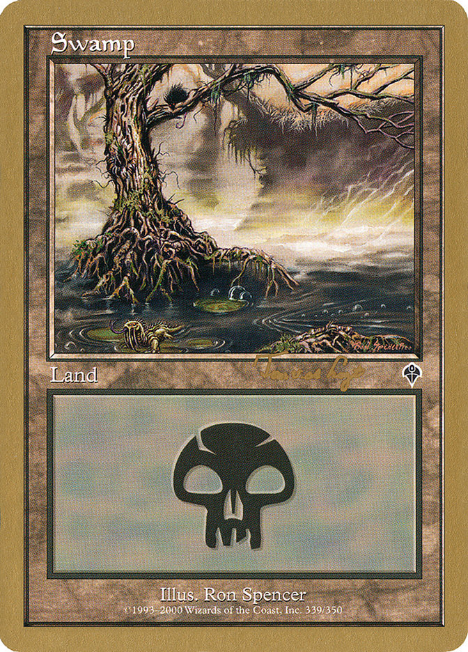 Swamp (tvdl339) (Tom van de Logt) [World Championship Decks 2001] | Fandemonia Ltd