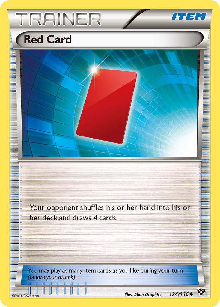 Red Card (124/146) [XY: Base Set] | Fandemonia Ltd