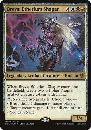 Breya, Etherium Shaper (Commander 2016) [Commander 2016 Oversized] | Fandemonia Ltd