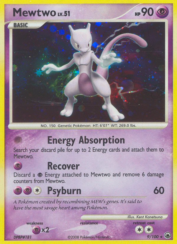 Mewtwo (9/100) [Diamond & Pearl: Majestic Dawn] | Fandemonia Ltd