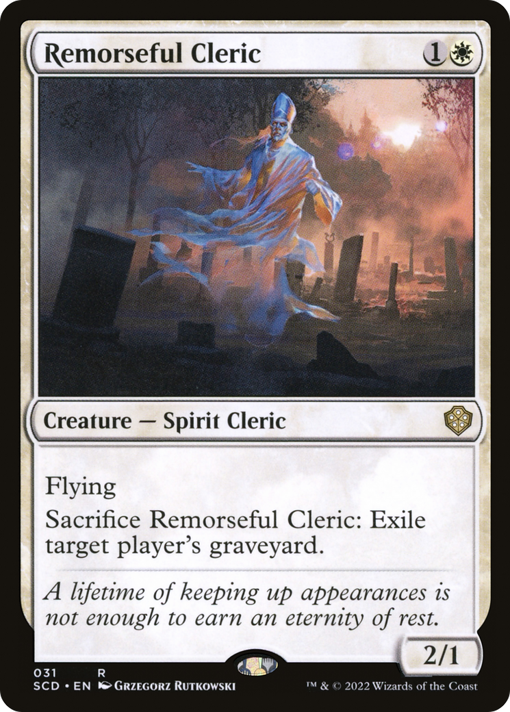 Remorseful Cleric [Starter Commander Decks] | Fandemonia Ltd