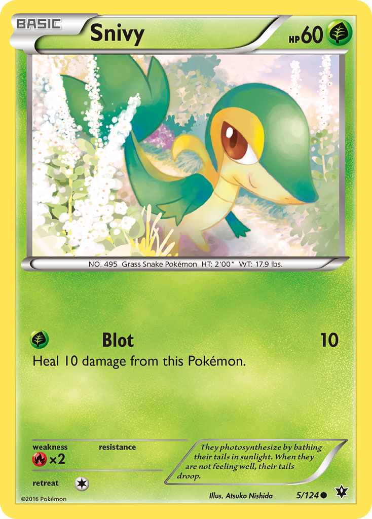 Snivy (5/124) [XY: Fates Collide] | Fandemonia Ltd