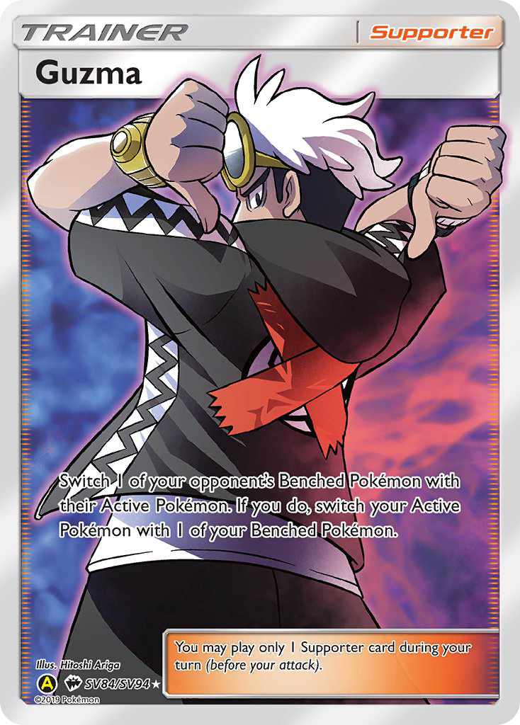 Guzma (SV84/SV94) [Sun & Moon: Hidden Fates - Shiny Vault] | Fandemonia Ltd