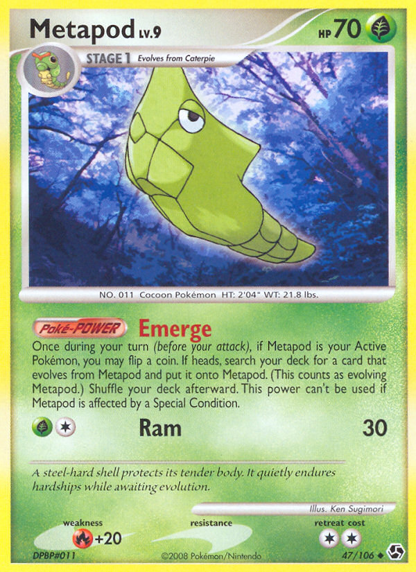 Metapod (47/106) [Diamond & Pearl: Great Encounters] | Fandemonia Ltd