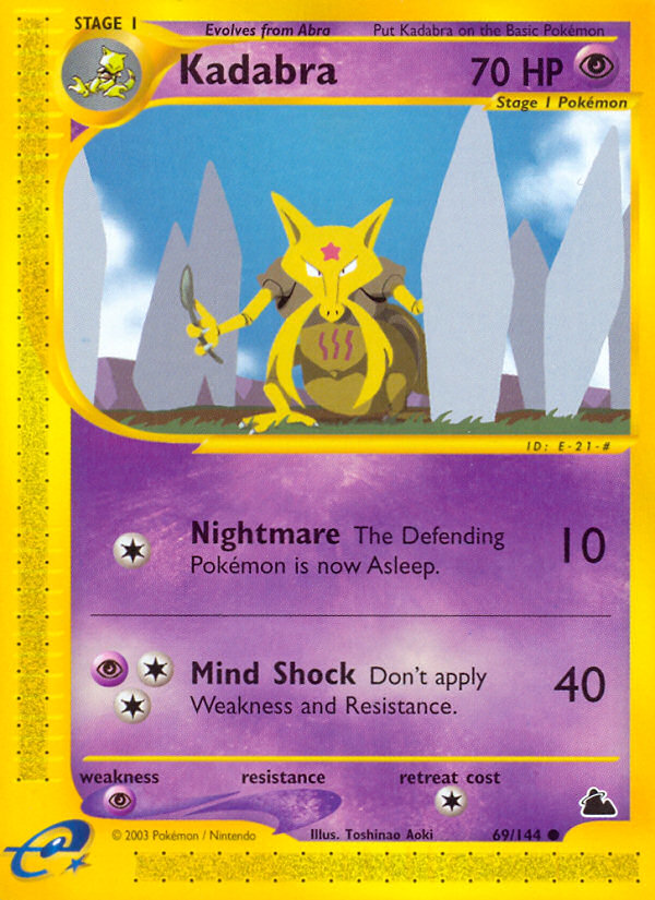 Kadabra (69/144) [Skyridge] | Fandemonia Ltd