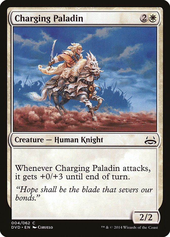 Charging Paladin (Divine vs. Demonic) [Duel Decks Anthology] | Fandemonia Ltd