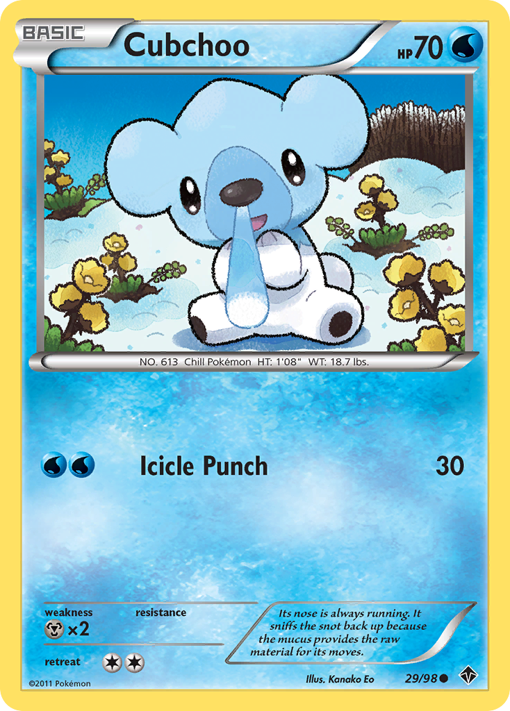 Cubchoo (29/98) [Black & White: Emerging Powers] | Fandemonia Ltd