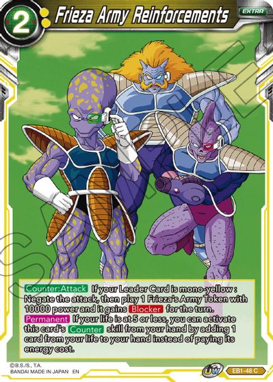 Frieza Army Reinforcements (EB1-48) [Battle Evolution Booster] | Fandemonia Ltd