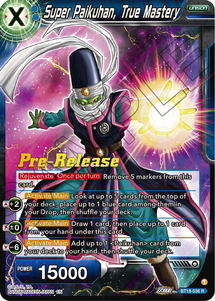 Super Paikuhan, True Master (BT18-036) [Dawn of the Z-Legends Prerelease Promos] | Fandemonia Ltd