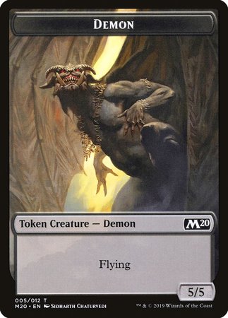 Demon Token [Core Set 2020 Tokens] | Fandemonia Ltd