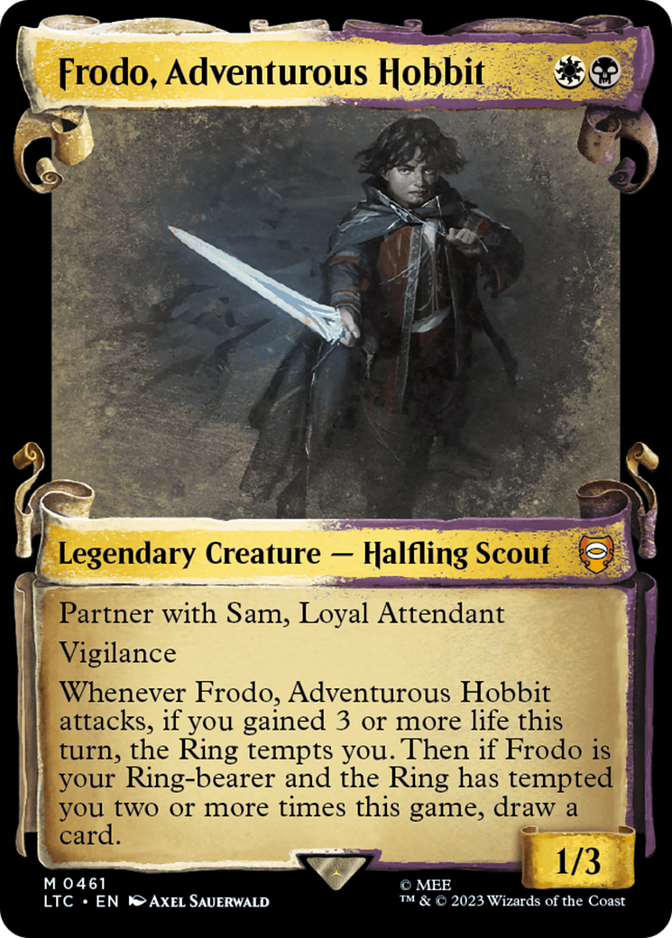 Frodo, Adventurous Hobbit [The Lord of the Rings: Tales of Middle-Earth Commander Showcase Scrolls] | Fandemonia Ltd