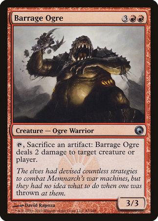 Barrage Ogre [Scars of Mirrodin] | Fandemonia Ltd