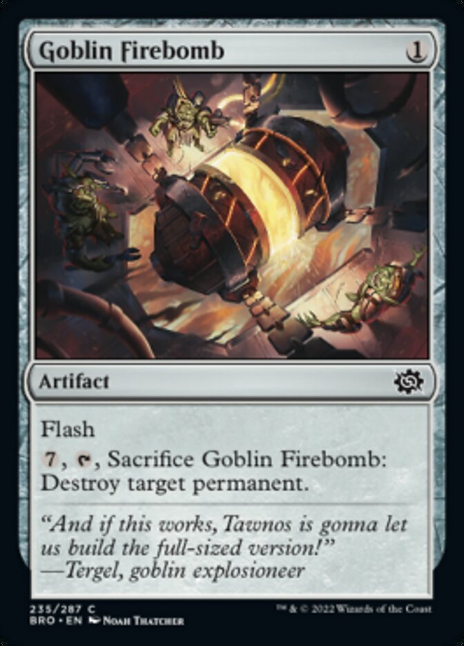 Goblin Firebomb [The Brothers' War] | Fandemonia Ltd