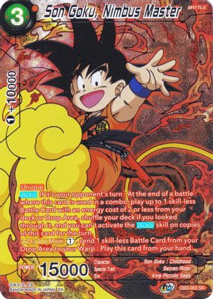 Son Goku, Nimbus Master (DB3-003) [Collector's Selection Vol. 2] | Fandemonia Ltd