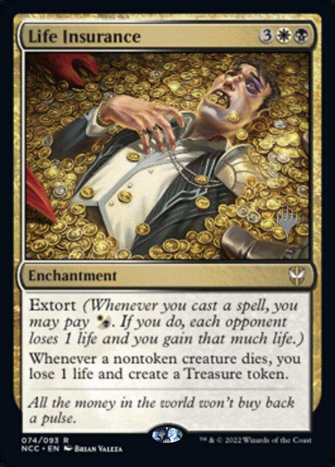 Life Insurance (Promo Pack) [Streets of New Capenna Commander Promos] | Fandemonia Ltd