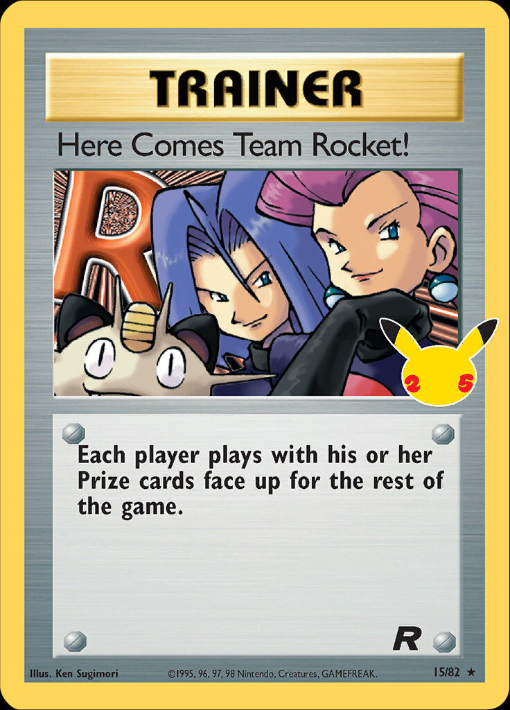 Here Comes Team Rocket! (15/82) [Celebrations: 25th Anniversary - Classic Collection] | Fandemonia Ltd