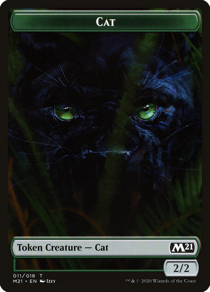 Cat (011/018) [Core Set 2021 Tokens] | Fandemonia Ltd