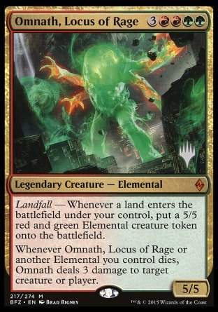 Omnath, Locus of Rage (Promo Pack) [Dungeons & Dragons: Adventures in the Forgotten Realms Promos] | Fandemonia Ltd