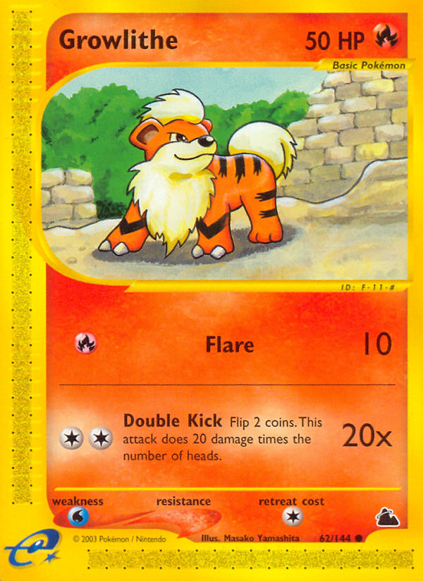 Growlithe (62/144) [Skyridge] | Fandemonia Ltd