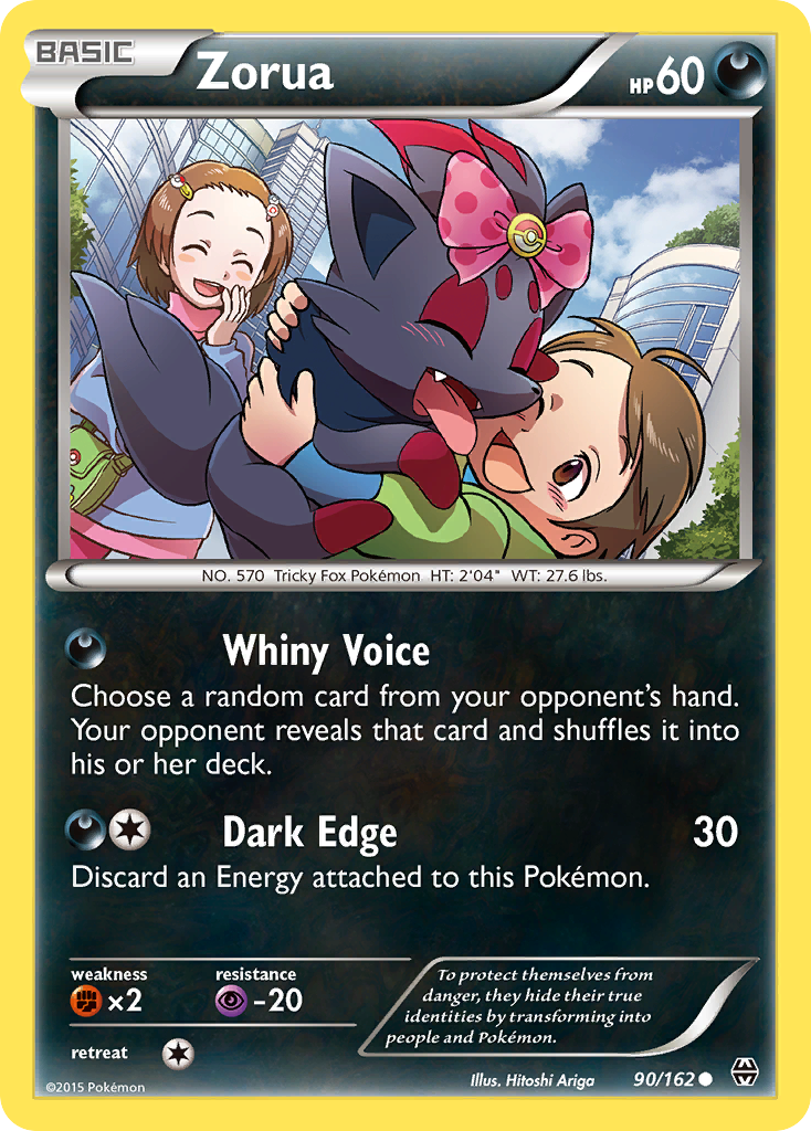 Zorua (90/162) [XY: BREAKthrough] | Fandemonia Ltd