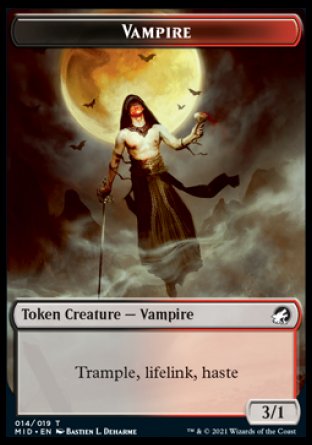 Vampire Token [Innistrad: Midnight Hunt Tokens] | Fandemonia Ltd