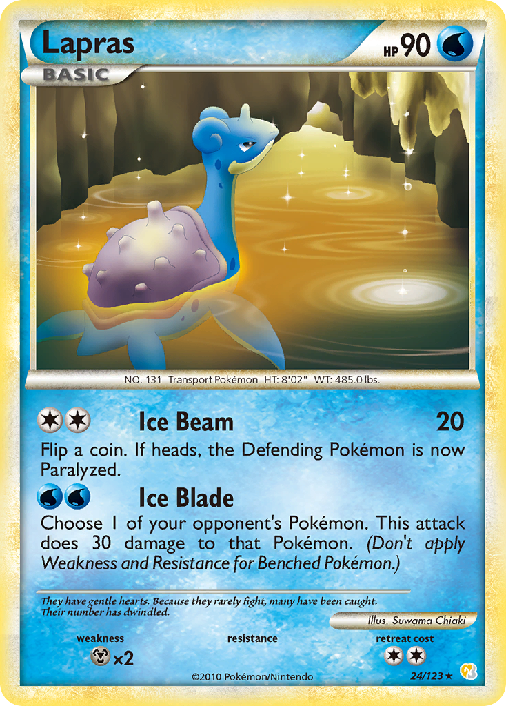 Lapras (24/123) [HeartGold & SoulSilver: Base Set] | Fandemonia Ltd