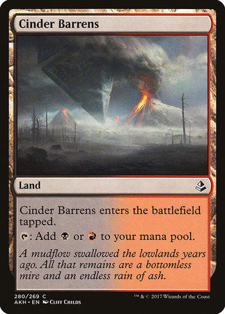 Cinder Barrens [Amonkhet] | Fandemonia Ltd