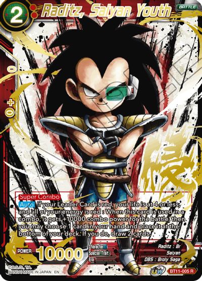 Raditz, Saiyan Youth (Alternate Art) [BT11-005] | Fandemonia Ltd