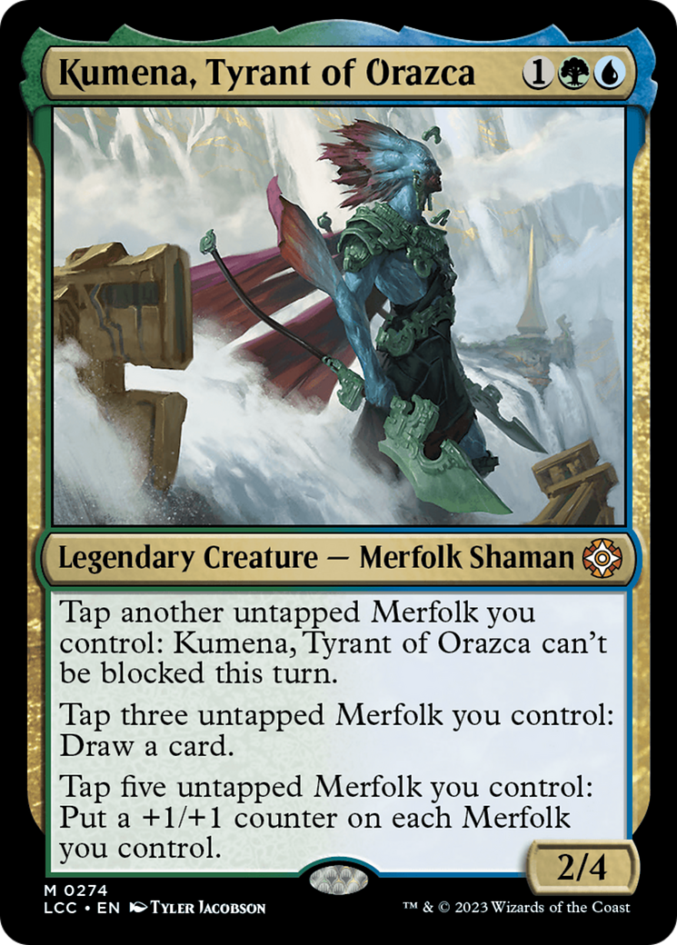 Kumena, Tyrant of Orazca [The Lost Caverns of Ixalan Commander] | Fandemonia Ltd