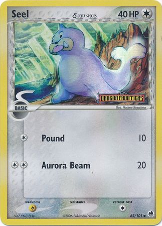 Seel (62/101) (Delta Species) (Stamped) [EX: Dragon Frontiers] | Fandemonia Ltd