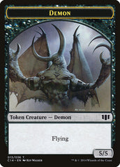 Demon (013/036) // Zombie (016/036) Double-sided Token [Commander 2014 Tokens] | Fandemonia Ltd