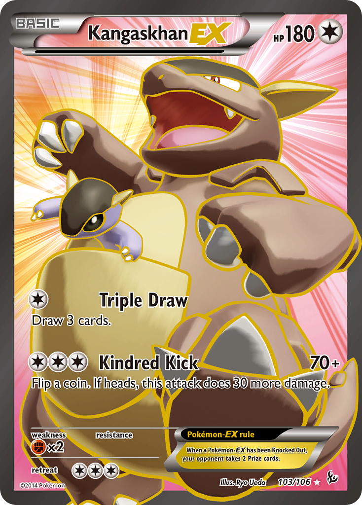 Kangaskhan EX (103/106) [XY: Flashfire] | Fandemonia Ltd