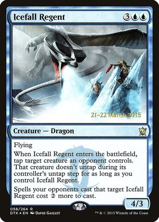 Icefall Regent [Dragons of Tarkir Promos] | Fandemonia Ltd