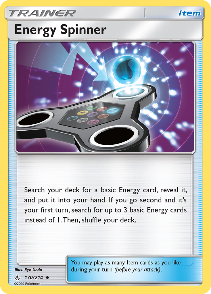 Energy Spinner (170/214) [Sun & Moon: Unbroken Bonds] | Fandemonia Ltd