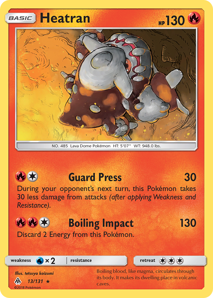 Heatran (13/131) [Sun & Moon: Forbidden Light] | Fandemonia Ltd