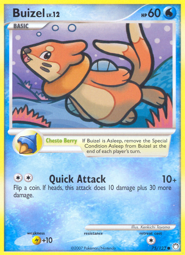 Buizel (75/123) [Diamond & Pearl: Mysterious Treasures] | Fandemonia Ltd