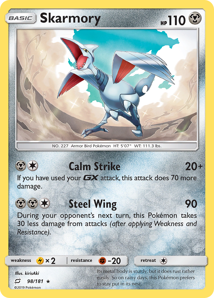 Skarmory (98/181) [Sun & Moon: Team Up] | Fandemonia Ltd