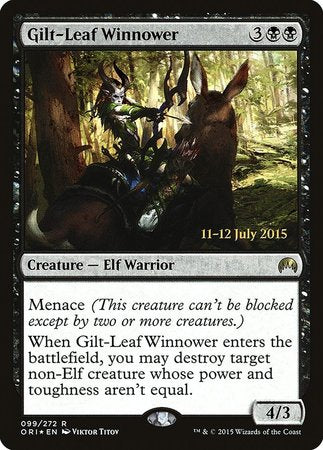 Gilt-Leaf Winnower [Magic Origins Promos] | Fandemonia Ltd