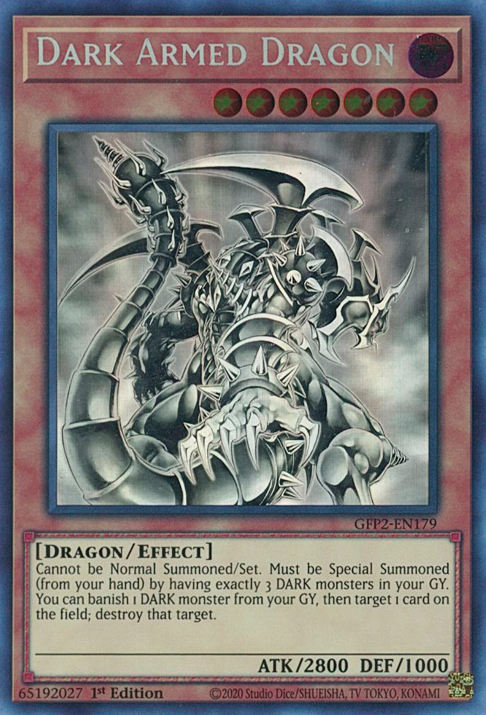 Dark Armed Dragon [GFP2-EN179] Ghost Rare | Fandemonia Ltd