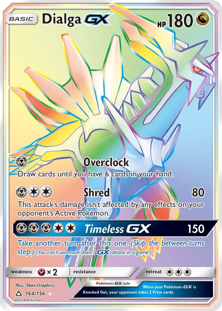 Dialga GX (164/156) [Sun & Moon: Ultra Prism] | Fandemonia Ltd