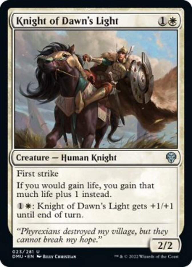 Knight of Dawn's Light [Dominaria United] | Fandemonia Ltd