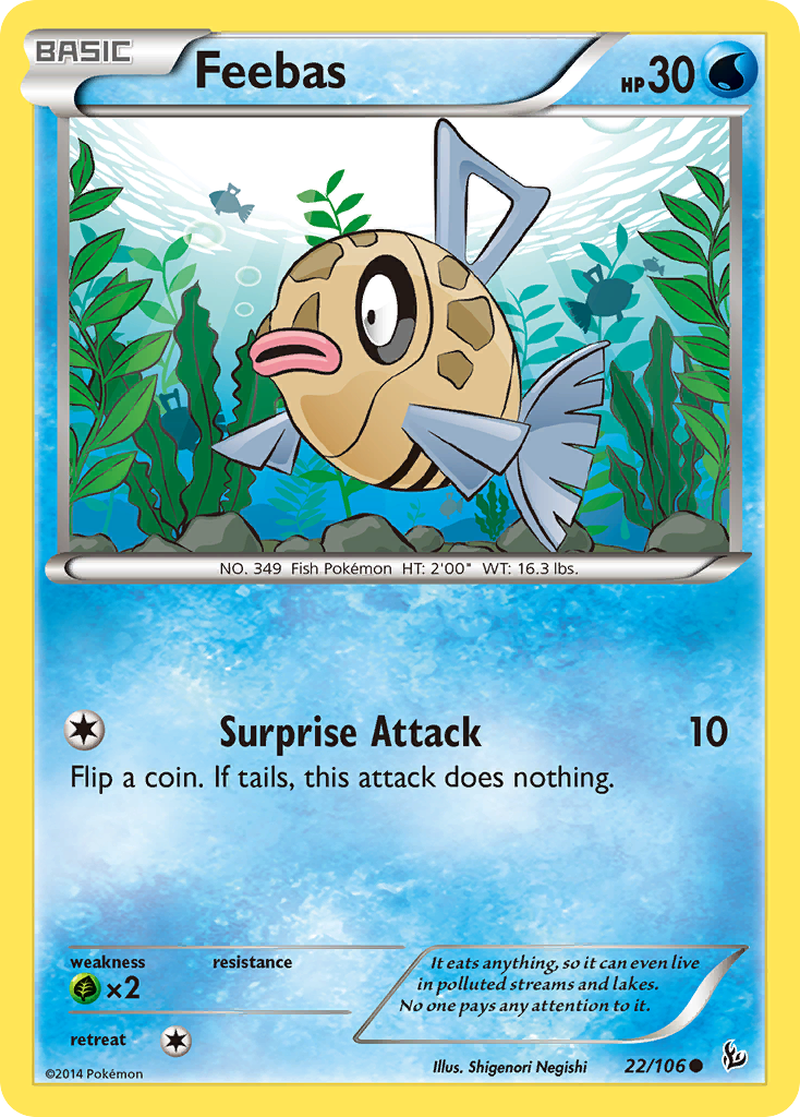 Feebas (22/106) [XY: Flashfire] | Fandemonia Ltd