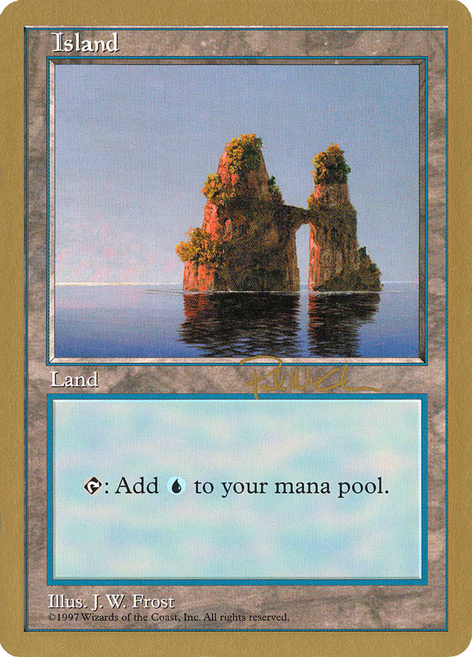 Island (pm436) (Paul McCabe) [World Championship Decks 1997] | Fandemonia Ltd