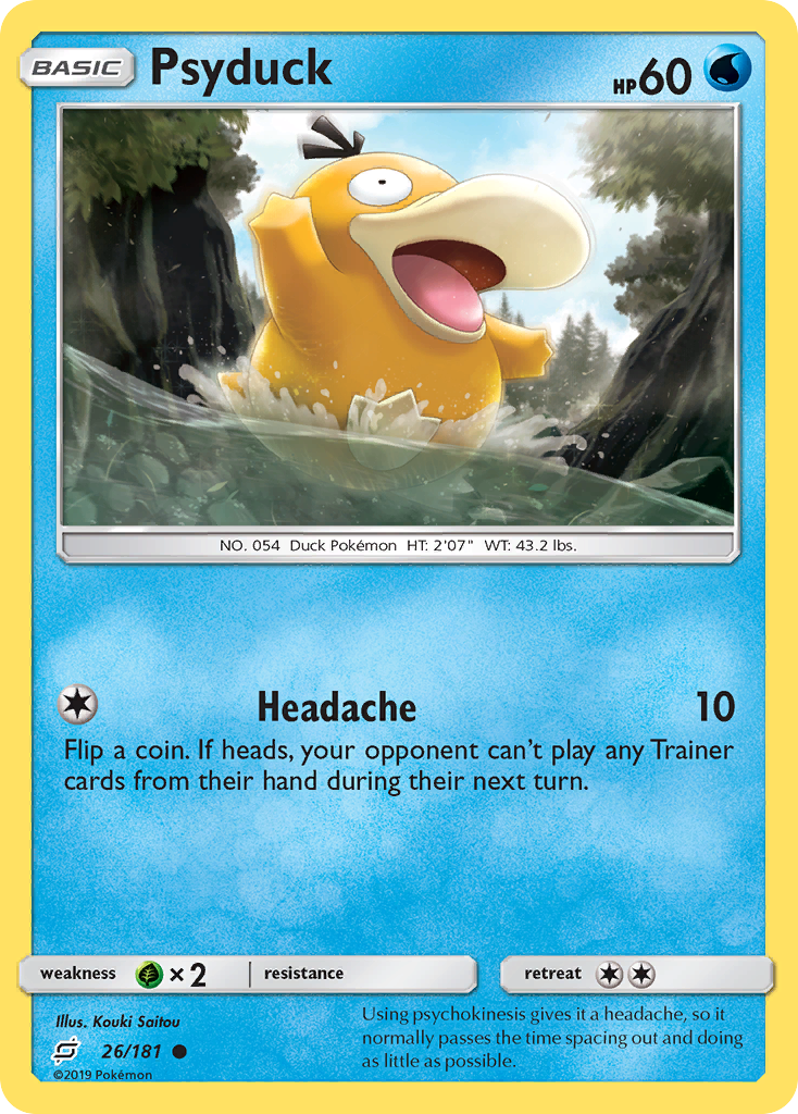 Psyduck (26/181) [Sun & Moon: Team Up] | Fandemonia Ltd